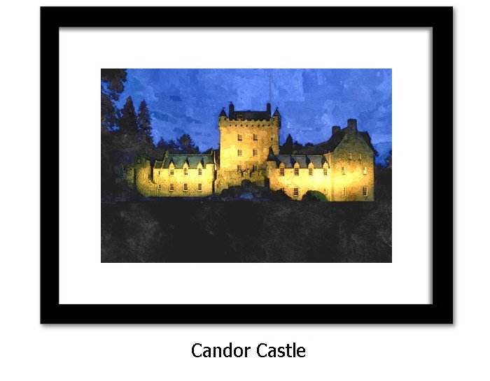 Candor Castle Framed Print